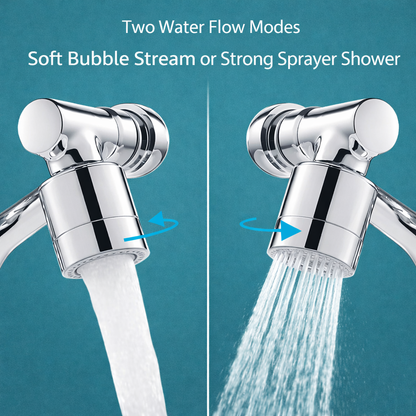 Magic 1080° Rotating Faucet Extender – Clean Every Corner of Your Sink