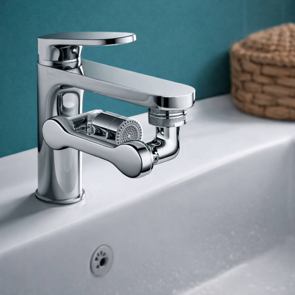 Magic 1080° Rotating Faucet Extender – Clean Every Corner of Your Sink